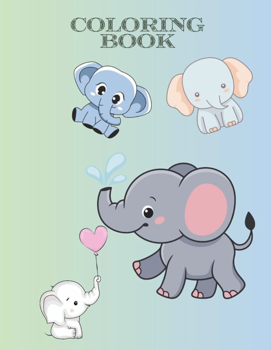 Elephant Coloring Book by Ana L. Vazquez